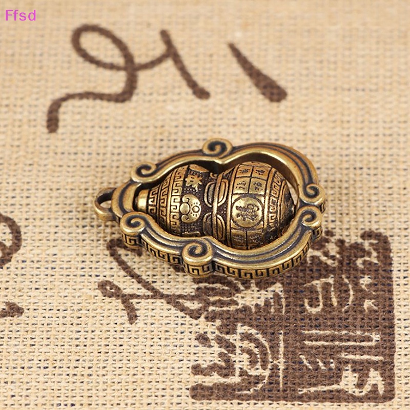 {Ffsd} Đồ trang trí Tượng Bầu Dục Bằng Đồng Nguyên Khối Cổ Điển Mini Có Móc Khóa Trang Trí Bàn Làm Việc * Sản Phẩm Bán Chạy