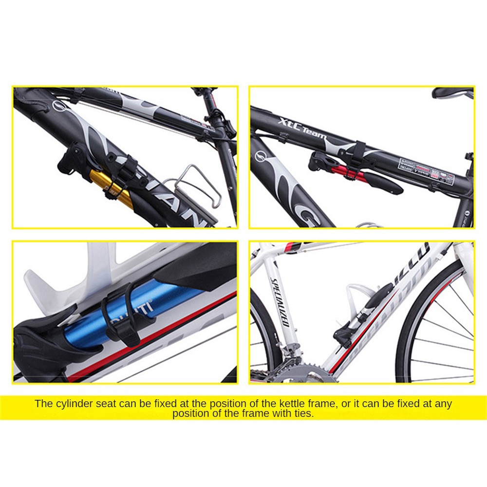 ⚡Còn Hàng⚡ Giá đỡ Bơm Xe đạp Nhẹ Khung Xe đạp Chắc Chắn được Gắn Màu đen Kẹp Giá đỡ Tương Thích Hoàn Hảo Cho Xe đạp đường Trường Và Xe đạp Leo Núi