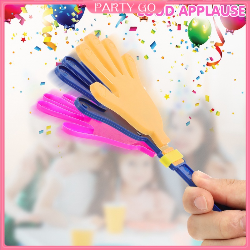 Set 24 Clappers Bằng Nhựa Nhiều Màu Sắc Dùng Để Trang Trí Sự Kiện