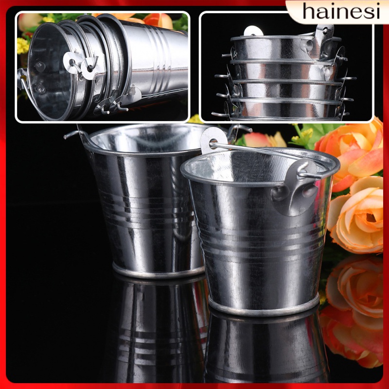 Set 5 Bình Kim Loại Mini Đựng Đá Tiện Dụng Cho Bé