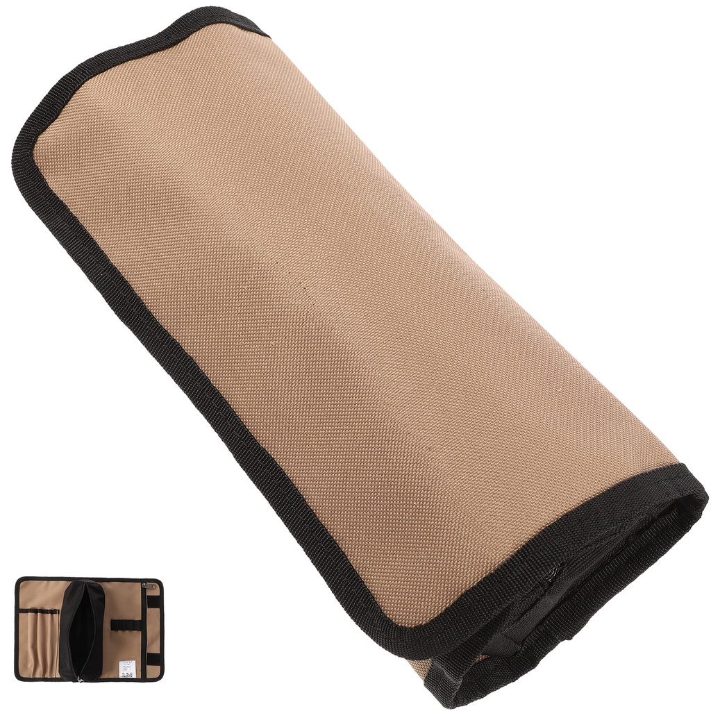 Túi Canvas Đựng Dụng Cụ Đa Năng Có Khóa Kéo Giá Đỡ