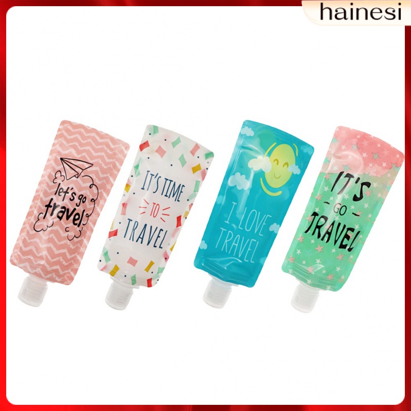 Set 4 Chai Rỗng Đựng Dung Dịch Chống Rò Rỉ Tiện Dụng Khi Đi Du Lịch