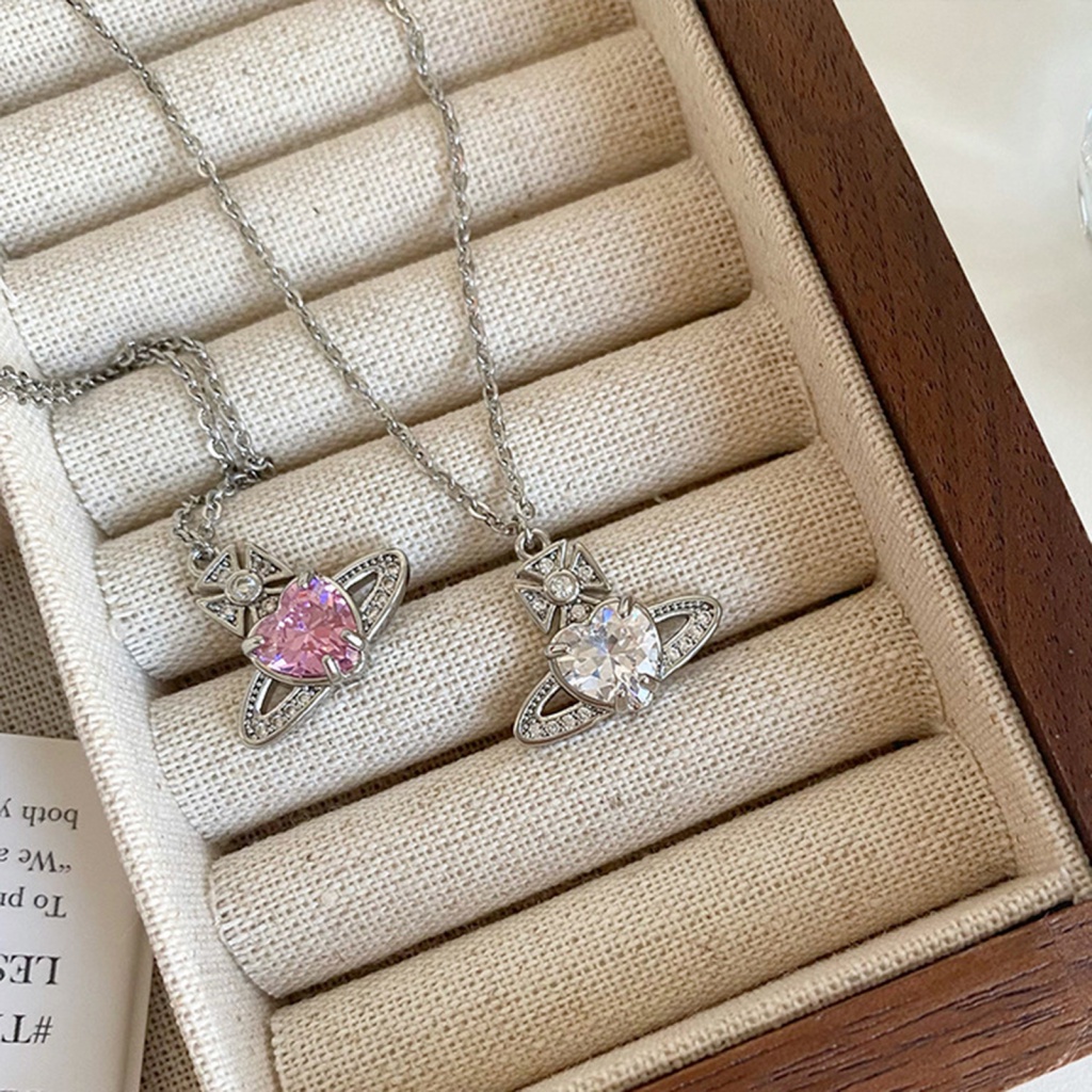 Mxittan.mx Vòng cổ Mặt Hình Hành Tinh Đính Pha Lê Nhân Tạo Lấp Lánh Dành Cho Nữ