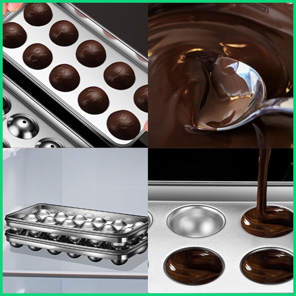 Khay Làm Đá Viên Bằng Thép Không Gỉ Có Nắp Cho Cocktail &amp; Whiskey Jwvn