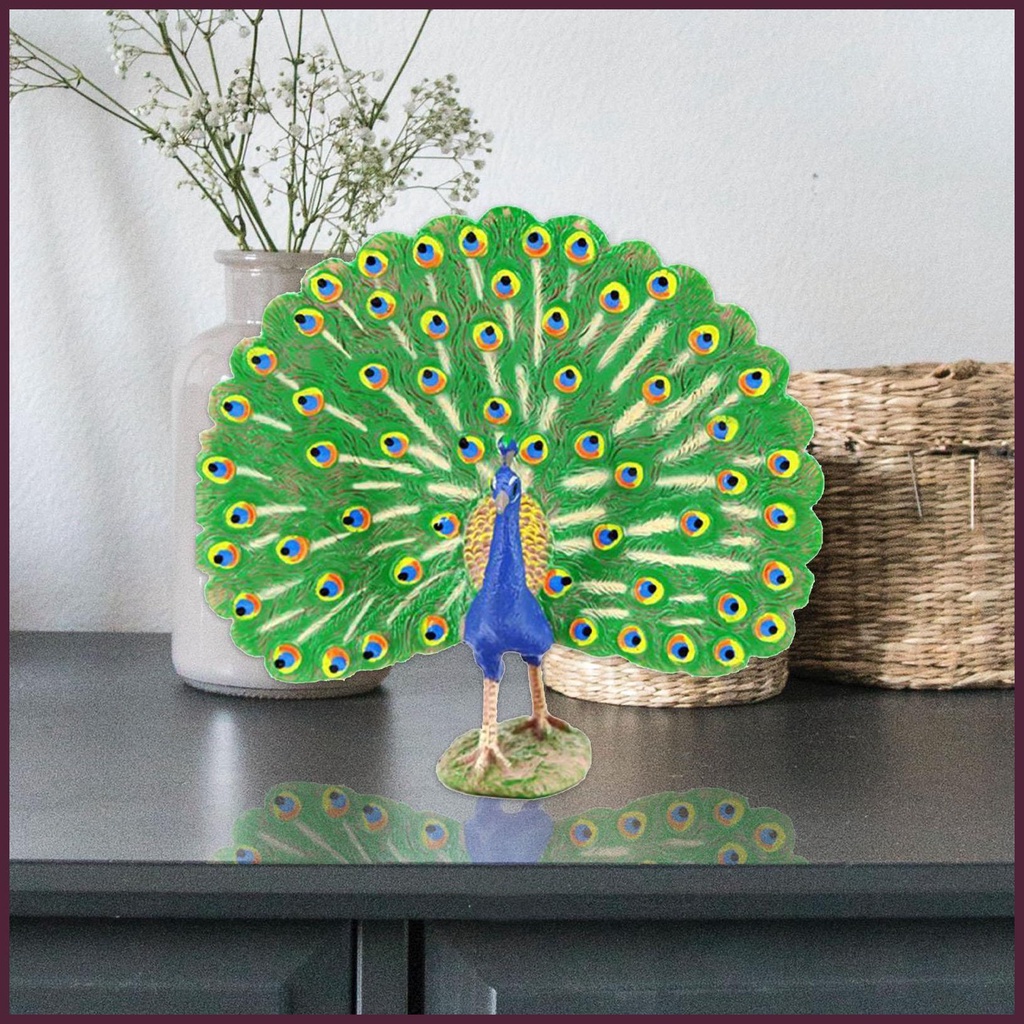 Mô Hình Chim Công Sống Động Như Thật Dùng Trang Trí