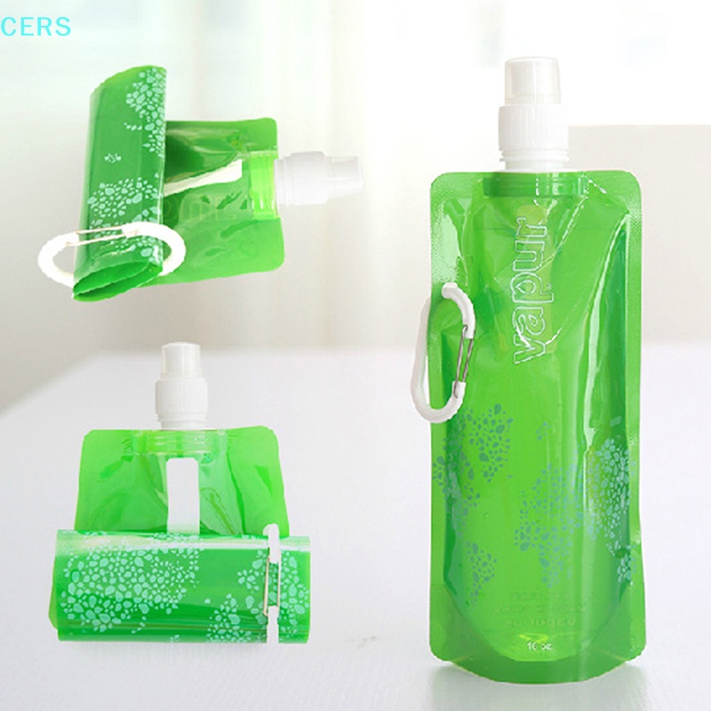 Túi Đựng Nước Mềm Siêu Nhẹ Dung Tích 480ml Có Thể Gập Lại Tiện Dụng