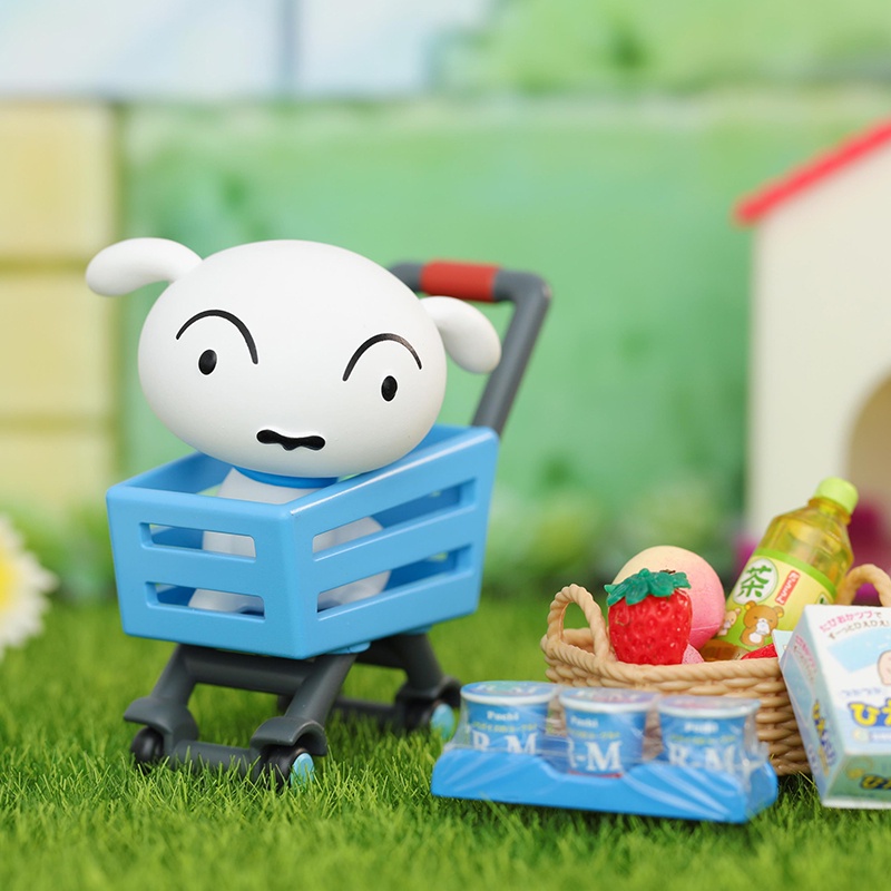 ★Hgtoys★ Set 52 Mô Hình Búp Bê Shin-Chan Trang Trí Xe Hơi
