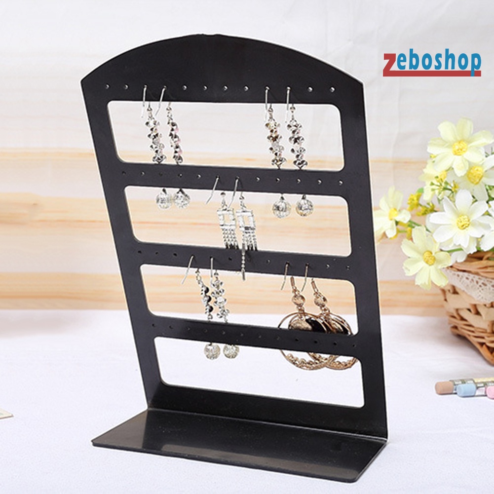 Giá Đỡ Trưng Bày Bông Tai 24 / 48 Lỗ Bằng Acrylic