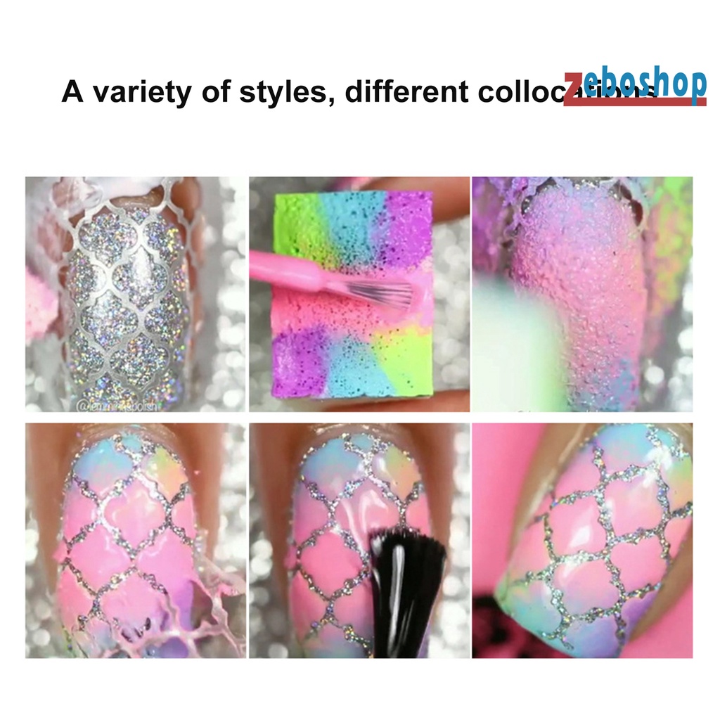 1 Bộ Sticker Dán Móng Tay Chuyển Họa Tiết Hoa Phong Cách Đẹp Mắt Dành Cho Bạn Nữ DIY