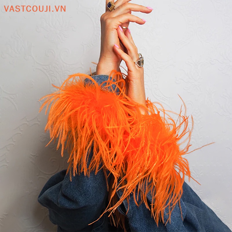 Vòng Đeo Tay Hình Lông Đà Điểu Thời Trang Dành Cho Nữ