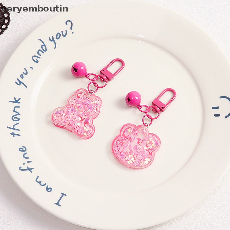 Móc Khóa Hình Gấu Dâu Hoạt Hình Dễ Thương