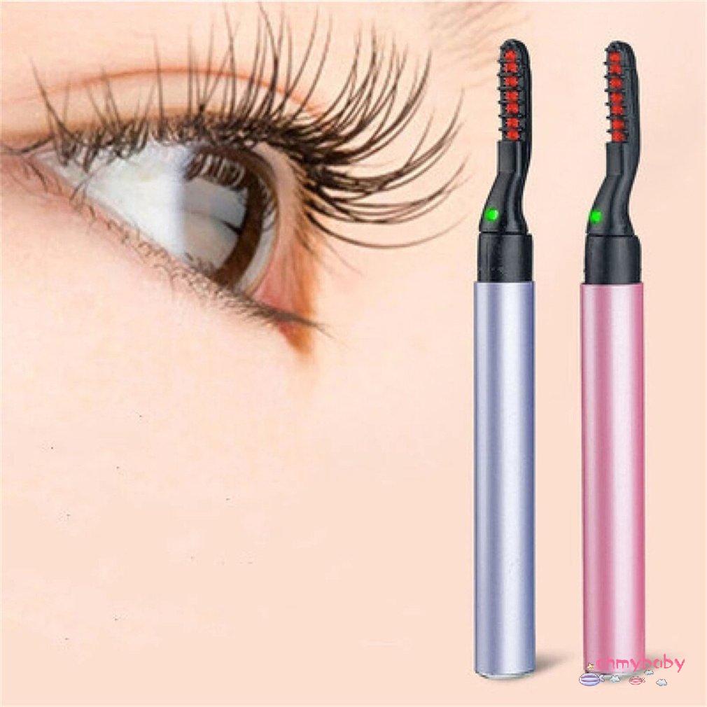[OMB] Điện Mi Di Động Bút Phong Cách Bàn Chải Xoay Làm Nóng Mascara Trang Điểm Mắt Dụng Cụ Đẹp [Z/3]