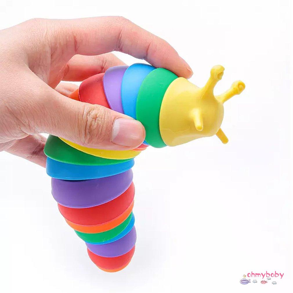 [InStock] 3D Fidget Sên Sáng Tạo Đồ Chơi Giải Tỏa Căng Thẳng Đại Dương Mô Hình Động Vật Khớp Nối Thực Tế Côn Trùng Quà Tặng Sinh Nhật Cho Trẻ Em [Z/1]