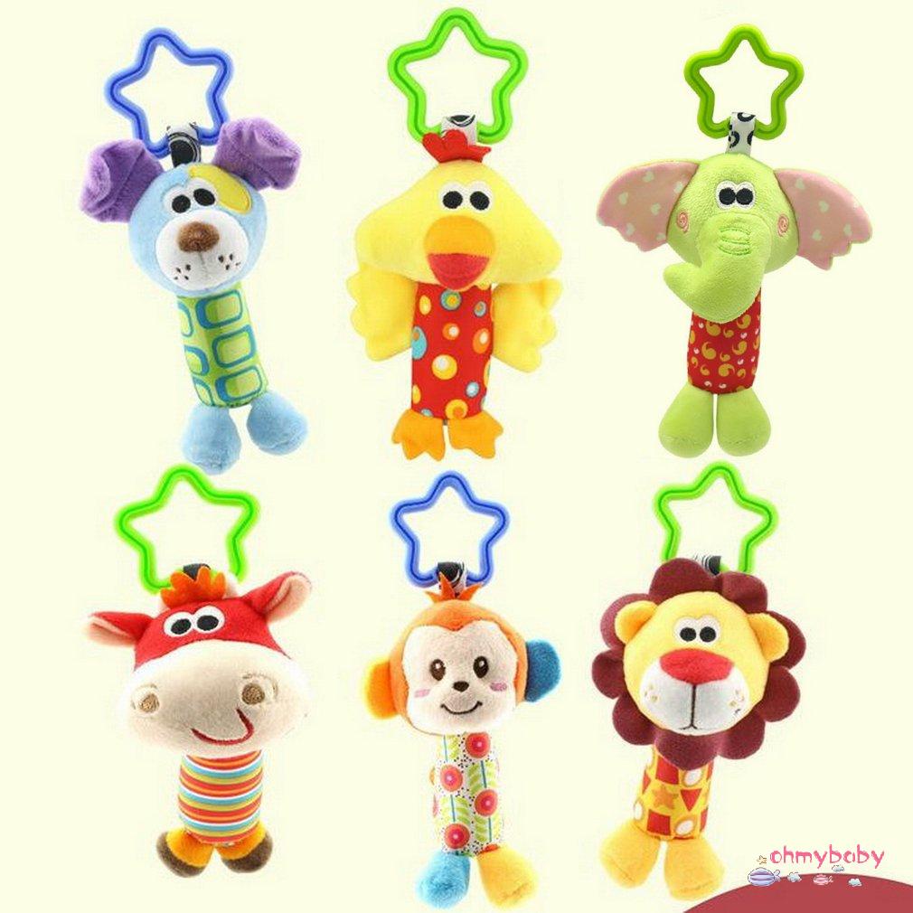 [Ready] Xe Đẩy Mặt Dây Chuyền Thoải Mái Đồ Chơi Ô Tô 0-1 Giường Treo Động Vật Tay Lấy Lục Lạc Trẻ Em Quà Tặng [Z/13]