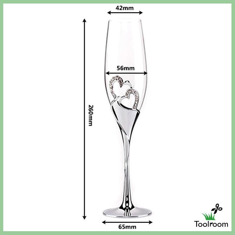 Ống Sáo Trái Tim Bằng Hợp Kim Nhôm Chuyên Dụng Cho Tiệc Cưới