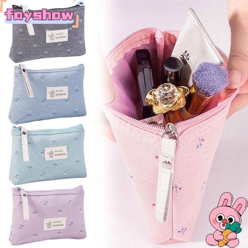 Túi Đựng Bút / Mỹ Phẩm Thiết Kế Dễ Thương Cho Nữ Ốp
