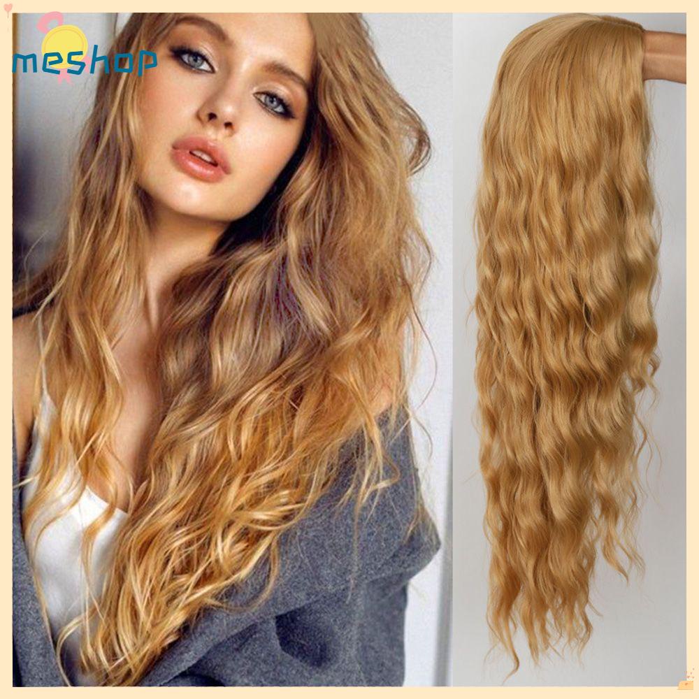 ME Bộ Tóc Giả Dài Xoăn Dày Chịu Nhiệt Độ Cao Thời Trang Cho Nữ