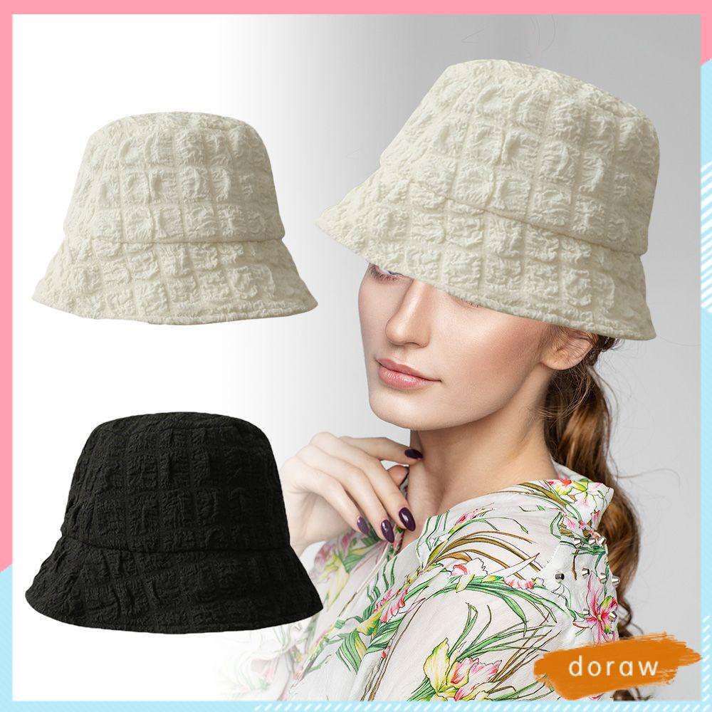 Mũ Bucket Chất Liệu Cotton Chống Nắng Thiết Kế Mới Thời Trang Đi Biển Cho Cả Nam Và Nữ