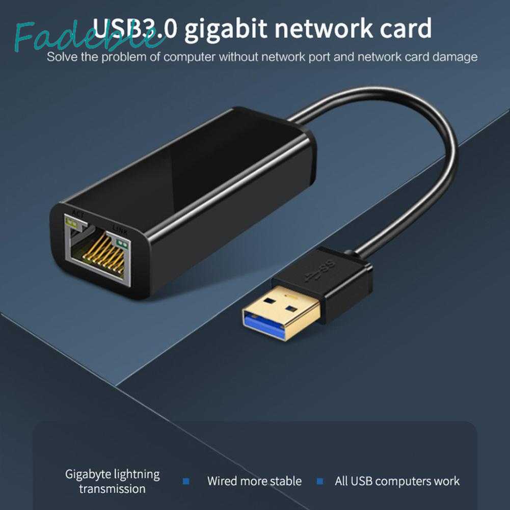 Usb 3.0 Chuyển Đổi Thẻ Mạng Lan RJ45 1000Mbps Cho Windows 7 8