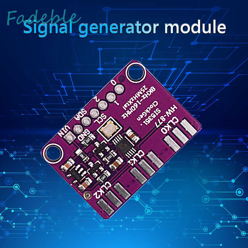 Bo Mạch Phát Điện DC 3V-5V Si5351A I2C IIC 8kHz 160MHz