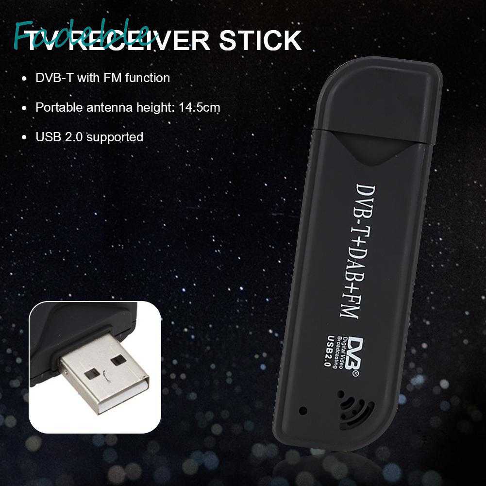 Ăng Ten DVB-T DAB FM USB 2.0 Nhận Tín Hiệu Kỹ Thuật Số