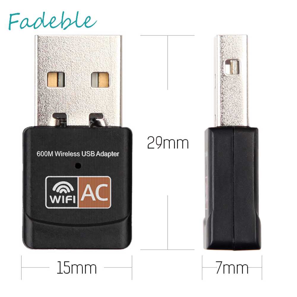 Usb WiFi Băng Tần Kép 600Mbps 2.4G / 5G Hz 802.11AC