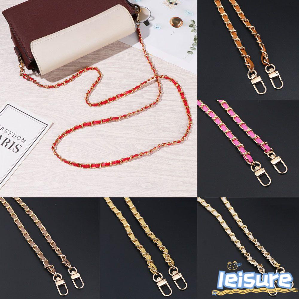 Dây Đeo Túi Xách Bằng Da PU Phối Kim Loại Thời Trang Cho Nữ
