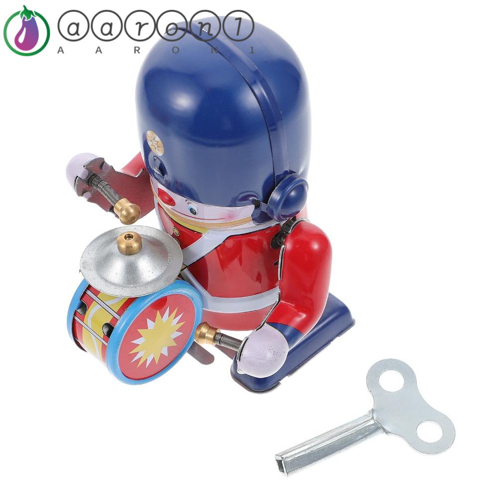 Đồ Chơi Mô Hình Robot Đánh Trống AARON1 Sử Dụng Dây Cót Độc Đáo Cho Trẻ Em