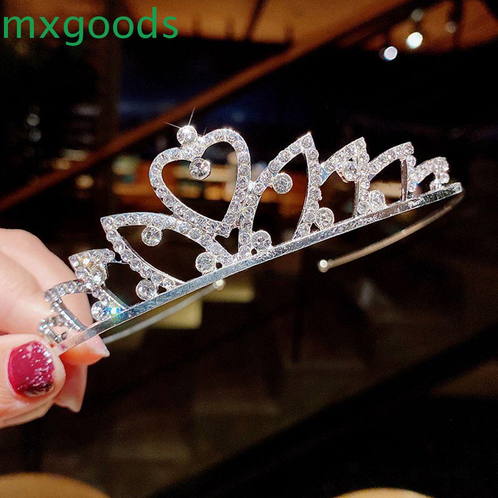 Lược Cài Tóc Hình Vương Miện Công Chúa Đính Hoa Trái Tim Ngọt Ngào Thời Trang Hàn Quốc Cho Phù Dâu Đám Cướ