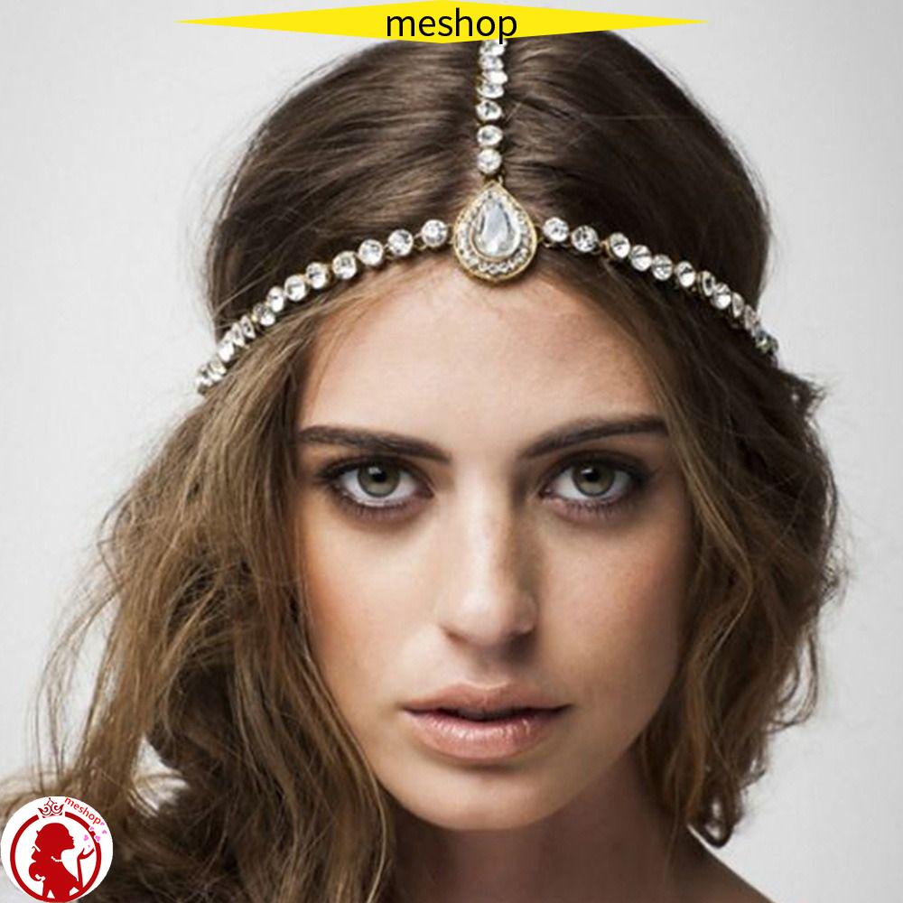 Dây Chuyền Đầu Tôi|Băng Đô Cài Tóc Nhiều Màu Sắc Phong Cách Bohemian Cho Cô Dâu