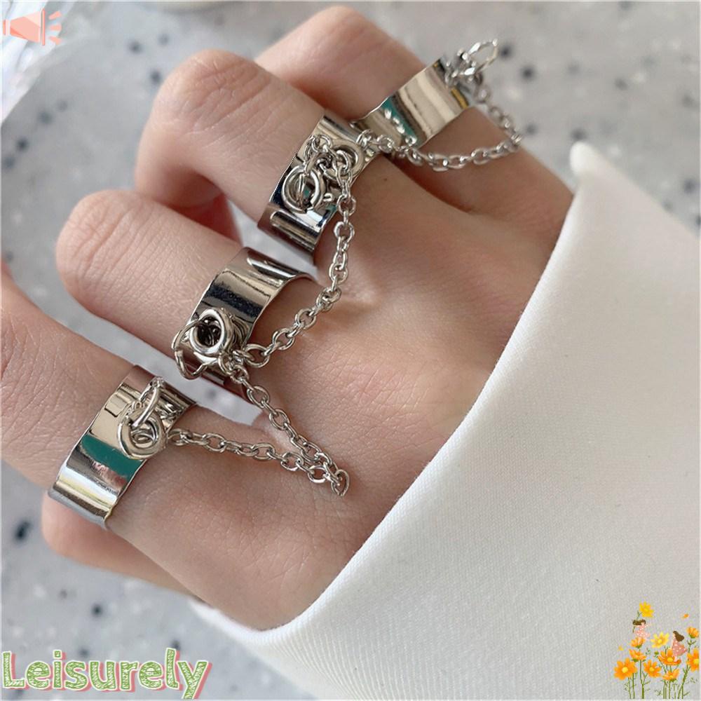 Nhẫn Hở Nhiều Lớp Phong Cách Hip Hop Cá Tính Cho Nam Và Nữ