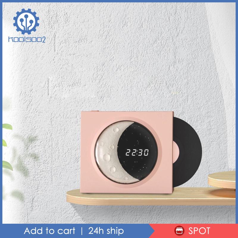 Loa Bluetooth Vinyl Koolsoo2 Kèm Đồng Hồ Cho Gia Đình / Văn Phòng / Tiệc Tùng