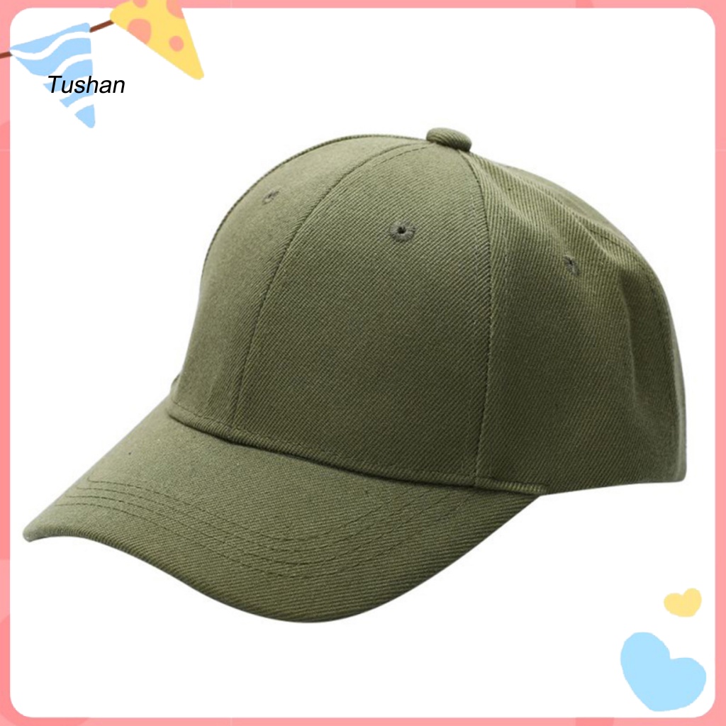 Mũ Lưỡi Trai Màu Trơn Phong Cách Hip Hop Thời Trang Cho Nam Và Nữ