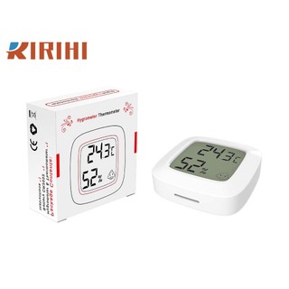 Máy đo nhiệt độ và độ ẩm RIRIHI mini có nút hít nam châm di động cho sân vườn / nhà ở / văn phòng