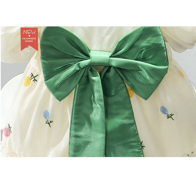 váy bé gái mùa hè Đầm Công Chú ThắT Nơ Dễ Thương Cho Bé GáI,Children's dresses