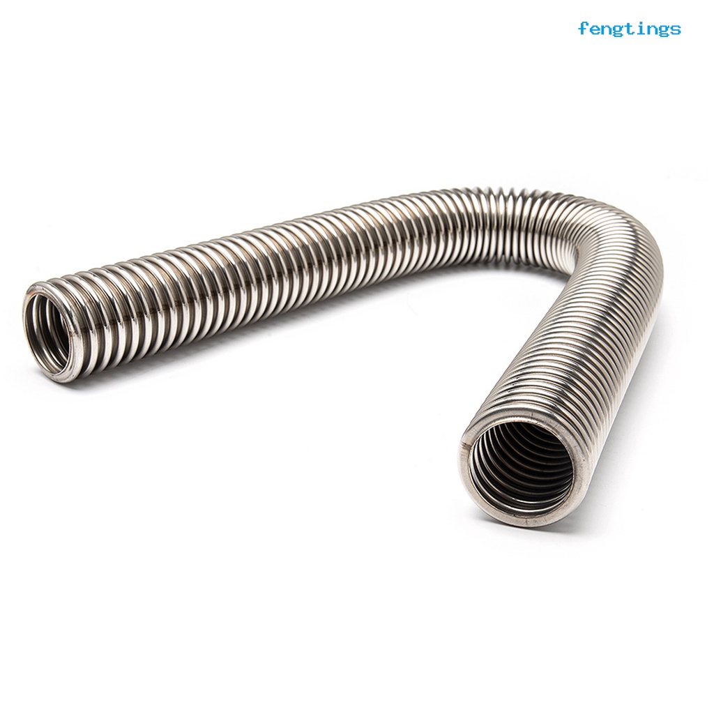 Ống Nước Làm Mát Bằng Thép Không Gỉ 48 inch Linh Hoạt Thay Thế Kèm Nắp Đậy Cho Xe Hơi