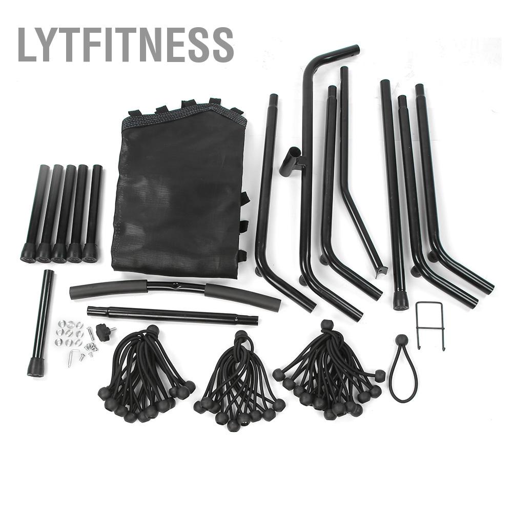 LYTFitness Lục Giác Người Lớn Trẻ Em Phòng Tập Gym Chuyên Nghiệp Thun Dây Cỡ Trong Nhà Dụng Cụ Giải Trí Chịu Tải 150Kg