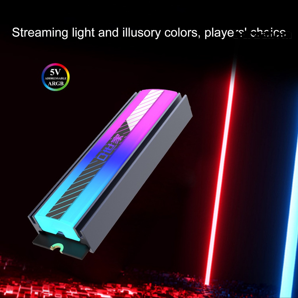 Đế Tản Nhiệt Ổ Cứng SSD ARGB M.2 2280 5V 3Pin SSD Chuyên Dụng