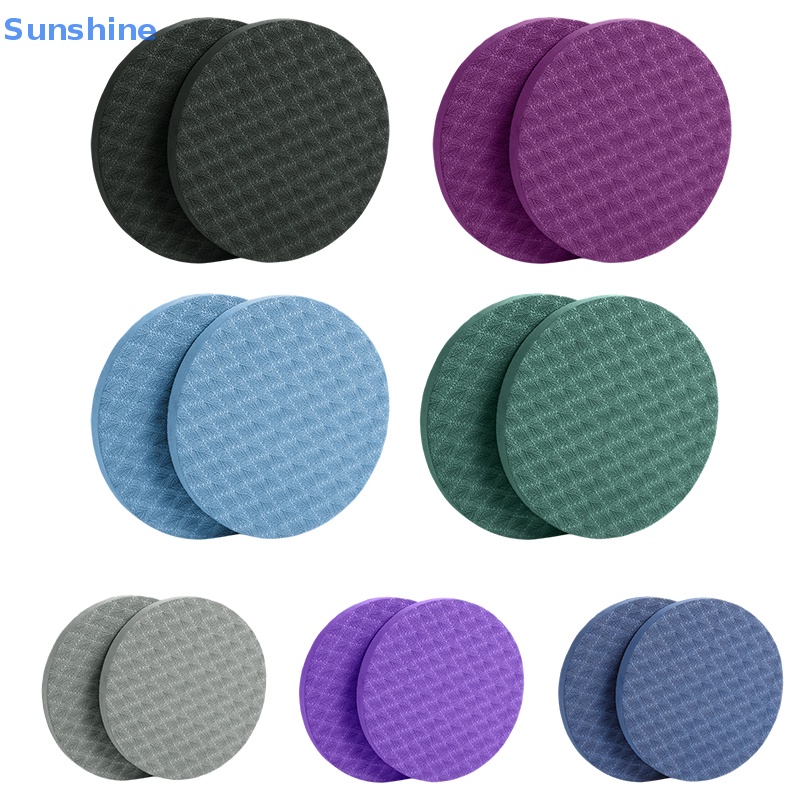 Set 2 Đệm Dày Phẳng Hỗ Trợ Tập yoga Chống Trượt