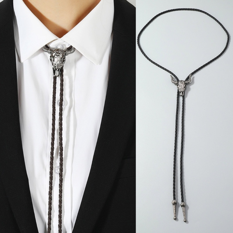 Cà Vạt Cao Bồi Bolo Vintage Phương Tây Màu Bolo Tie Natives Bolo