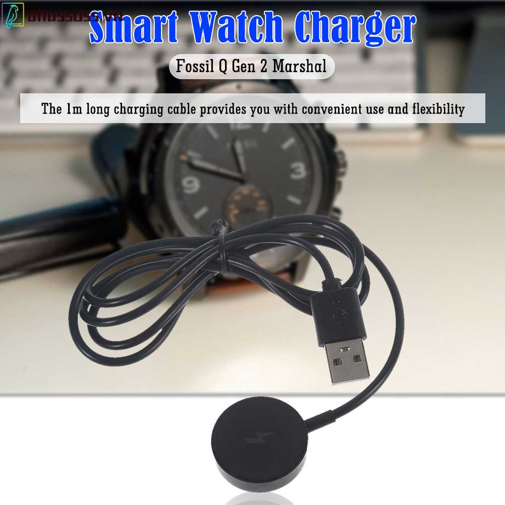 Dây Cáp Sạc USB 1m Cho Fossil Gen 1 / 2 / 3