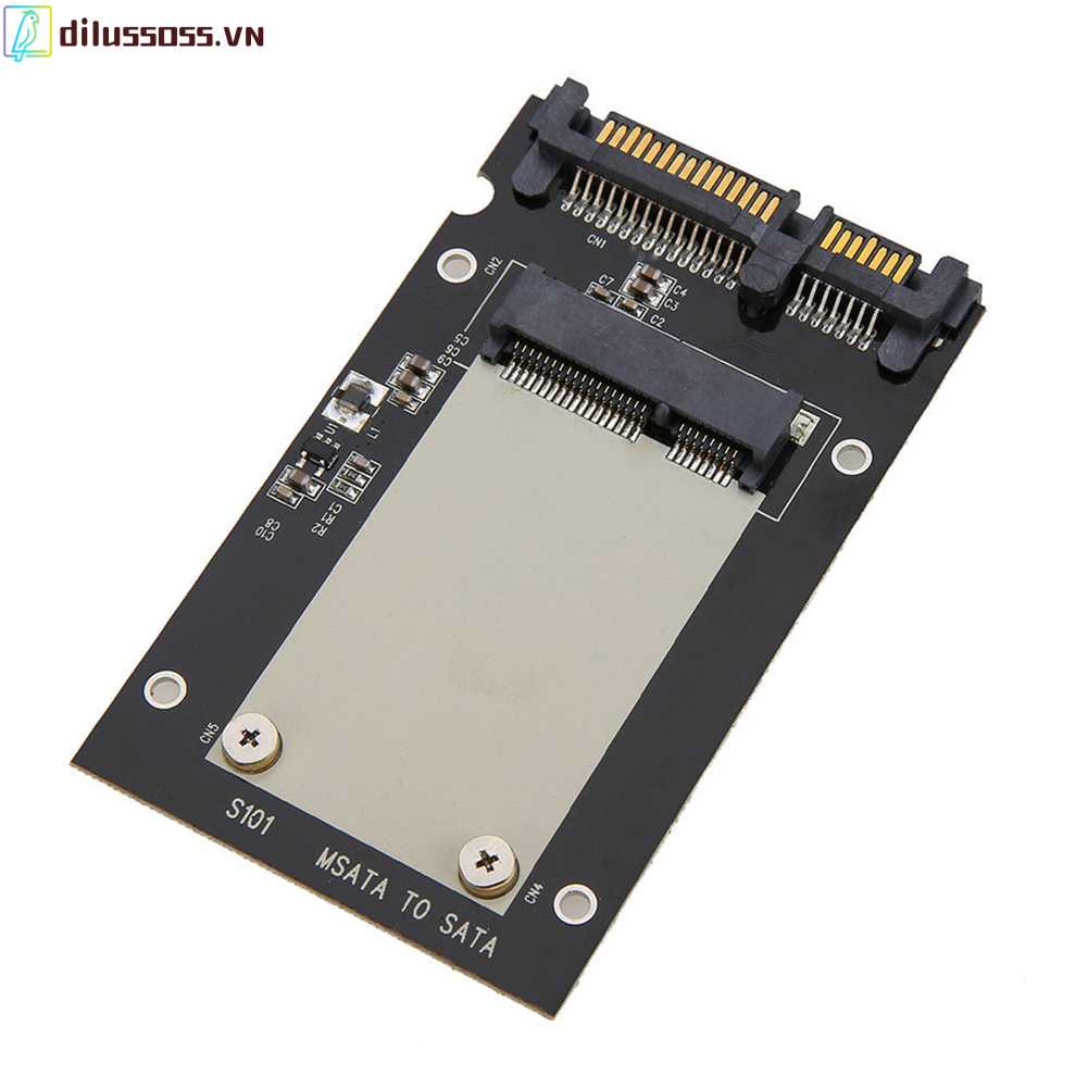 Card Chuyển Đổi MSATA Sang SATA3.0 SSD Cho Ổ CứNg SSD 30x50mm MSATASSD