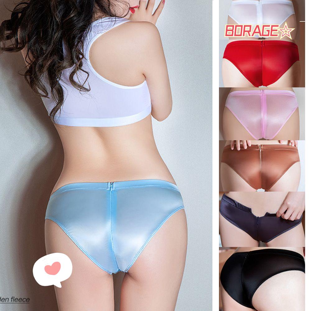 Quần Lót Satin Bóng Mượt Cỡ Lớn Thời Trang Cho Nữ