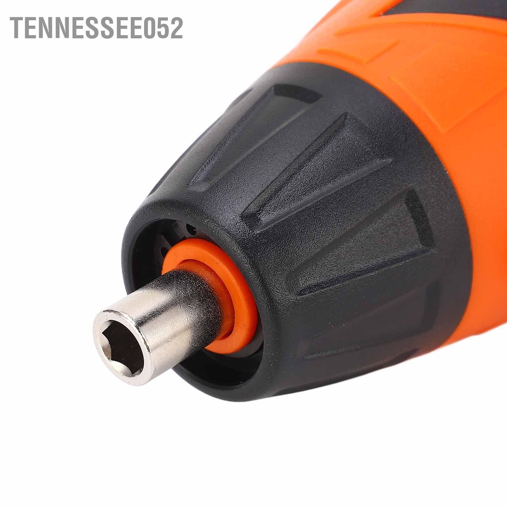 Tennessee052 Bộ Tua Vít Không Dây Đa Năng Sạc Điện Lắp Ráp Đồ Nội Thất Màu Cam