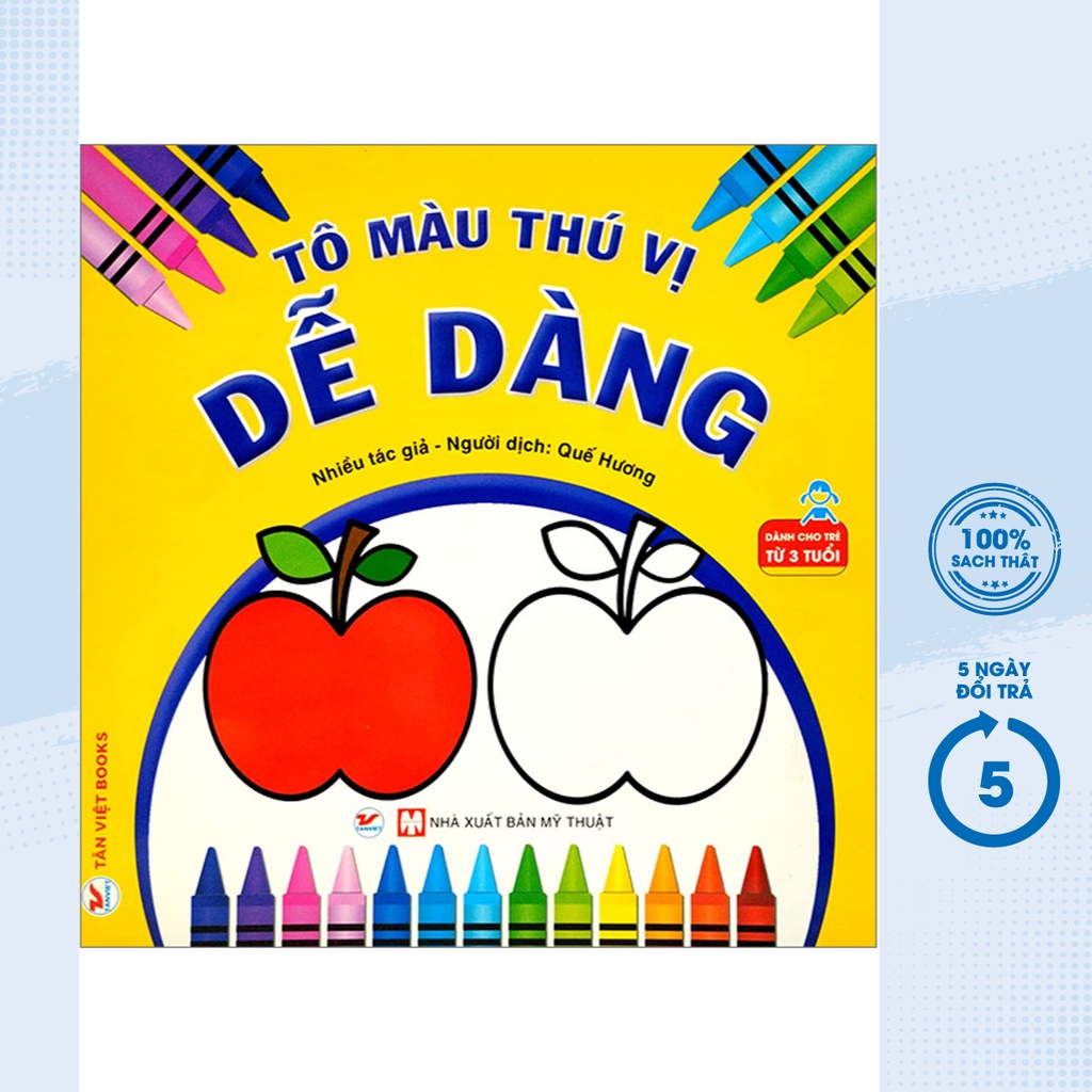 Sách - Tô Màu Thú Vị - Dễ Dàng (Dành Cho Trẻ Từ 3 Tuổi) - TV