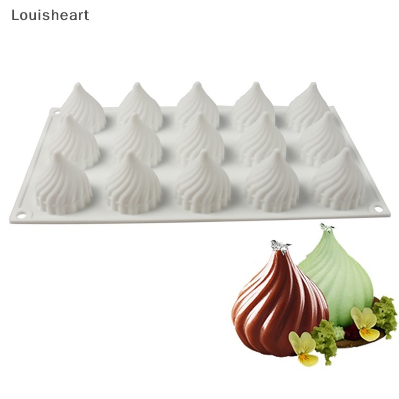 Khuôn Silicon 15 Ngăn Làm Bánh Hình Nón
