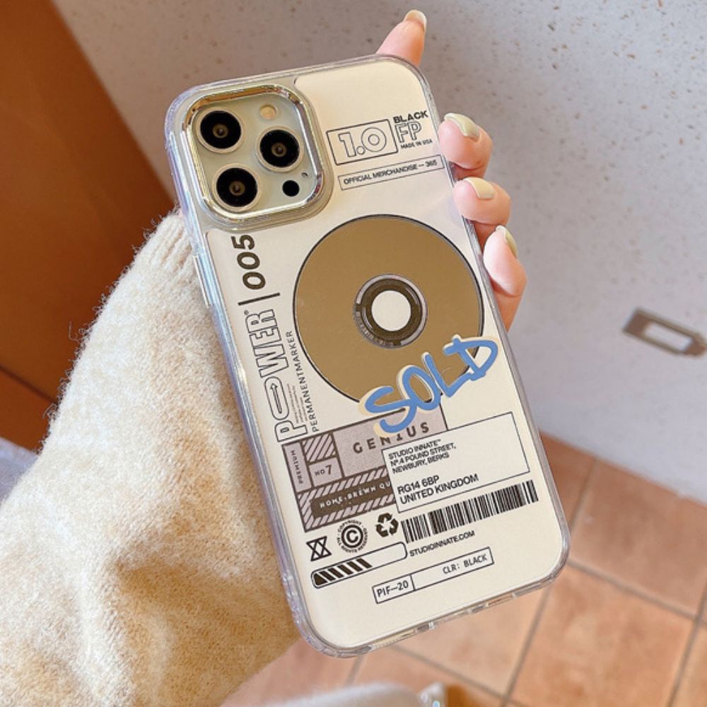 Ốp Điện Thoại TPU Mềm Mặt Gương Chống Sốc Chống Bụi Cho IPhone 11 14 13 12 Pro Max