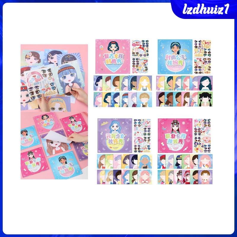 Sticker Dán Trang Trí Hình Búp Bê Công Chúa Xinh Xắn