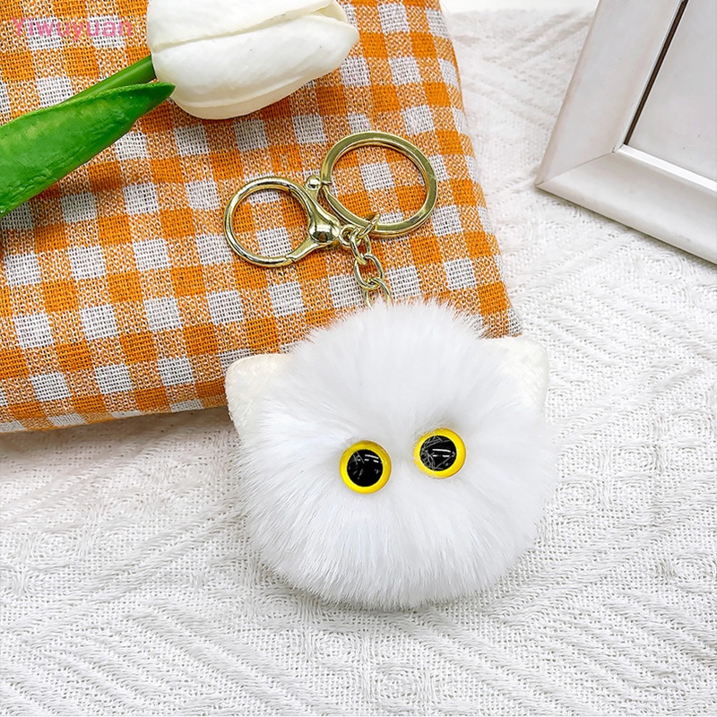 Móc Khóa Hình Mèo Nhồi Bông Đáng Yêu Mới