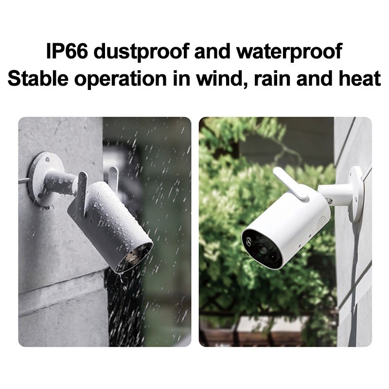 Camera Thông Minh Xiaomi AW300 IP66 2K Chống Nước IP66 Kết Nối WiFi Có Tầm Nhìn Ban Đêm Tiện Dụng